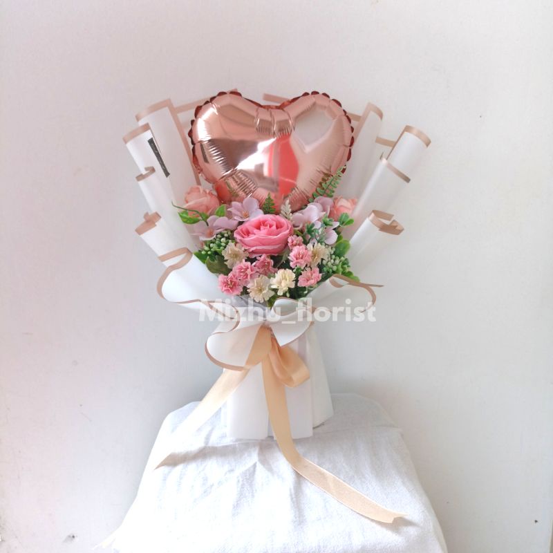 buket bunga boneka /buket balon