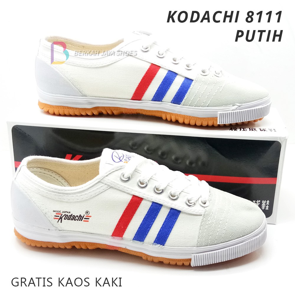 Sepatu Kodachi 8111 Stripe / Kodachi / Sepatu Capung Varian Warna / Gratis Kaos Kaki