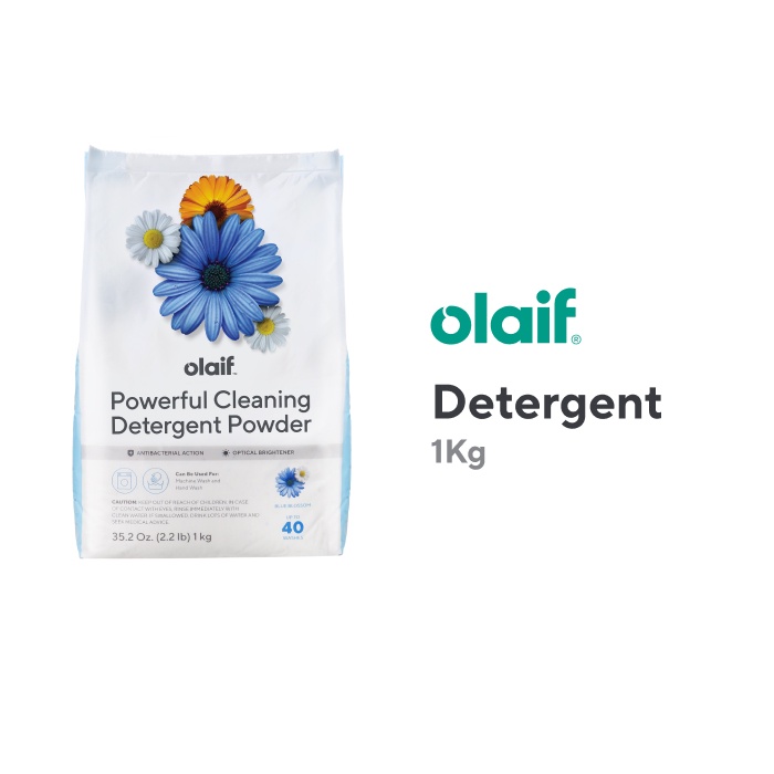 OLAIF POWERFUL CLEANING DETERGENT POWDER (1 KG) - DETERJEN / DETERGEN BUBUK / DETERGEN LAUNDRY