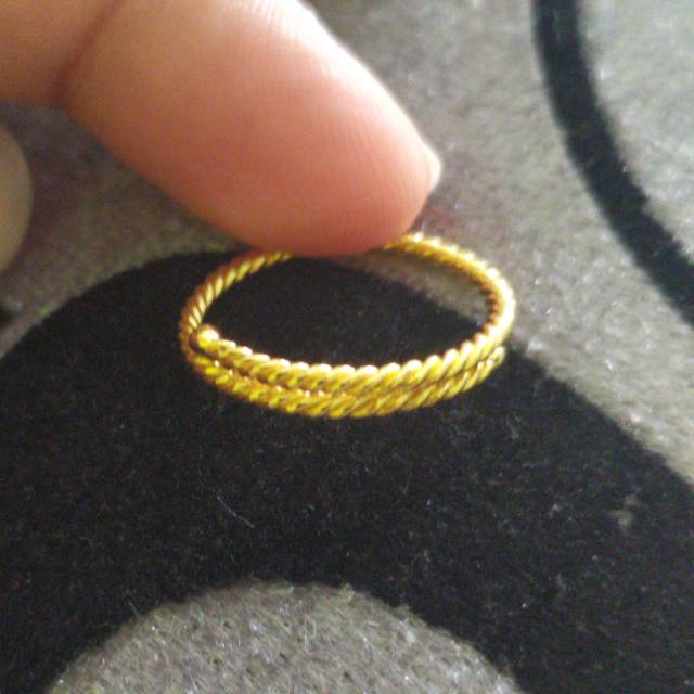 Cicin Putar 2 gram Emas London 24K kadar 99,9%