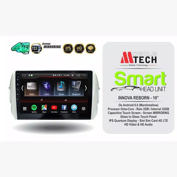 Mtech Head Unit Android Toyota Kijang Innova Reborn Mobil