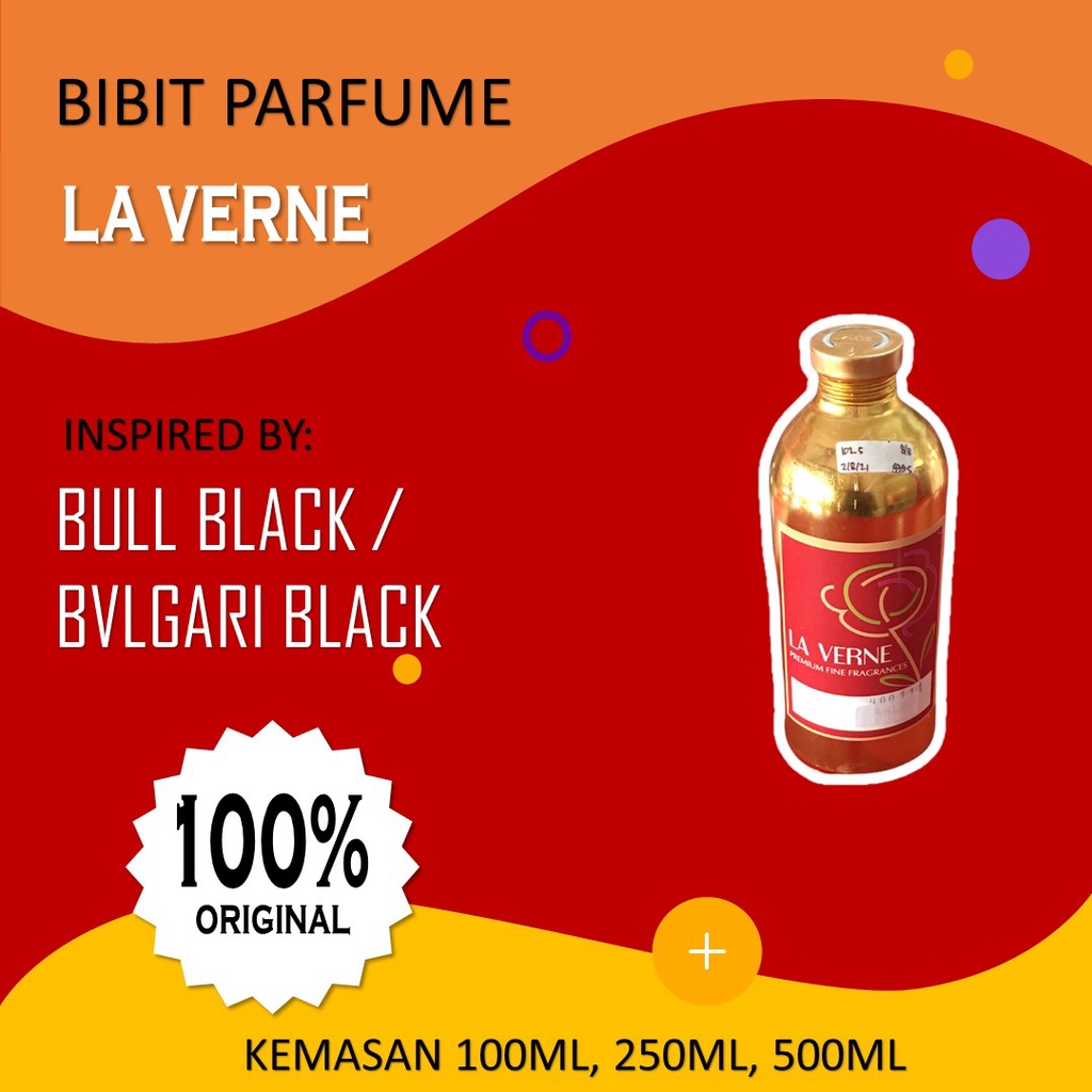 Bibit Parfum LAVERNE BULL BLACK Searah dengan BVLGARI BLACK