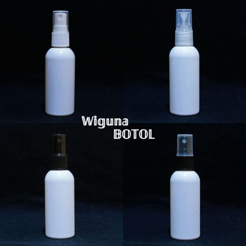 Botol Spray 60ml Putih / Botol 60ml Putih Tutup Spray Varian