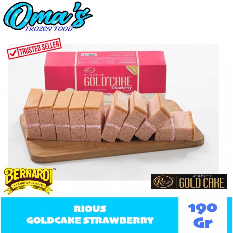

GOLDCAKE MINI STRAWBERRY 190 GR BY BERNARDI