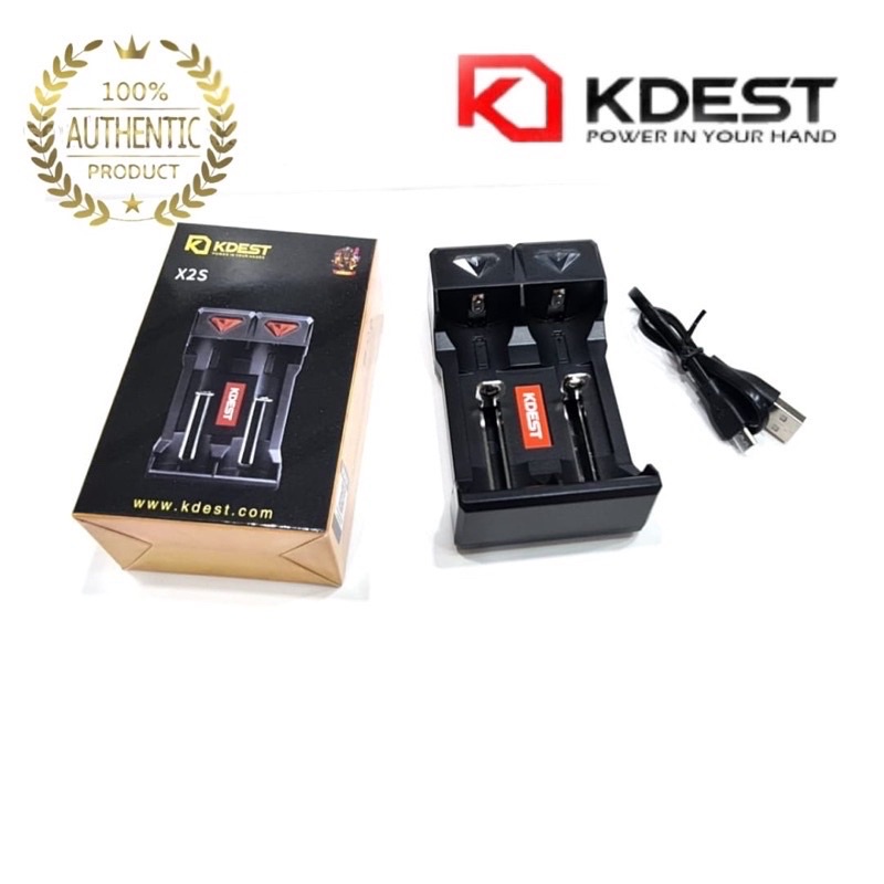 Charger Kdest / Awt X2S Authentic 2 Slot Casan Batre