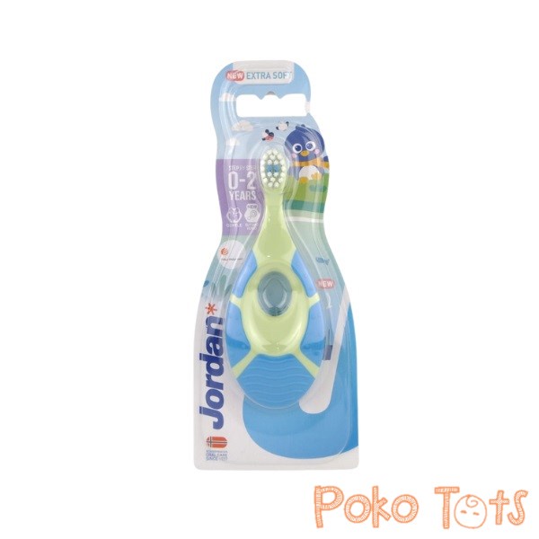 Jordan Oral Care Kids Step 1 Toothbrush Extra Soft Sikat Gigi Anak Usia 0-2Tahun