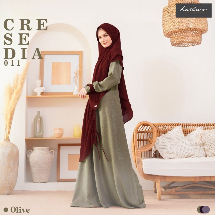 Gamis Syari Haitwo NIBRAS CRESEDIA 011 Fashion Muslim