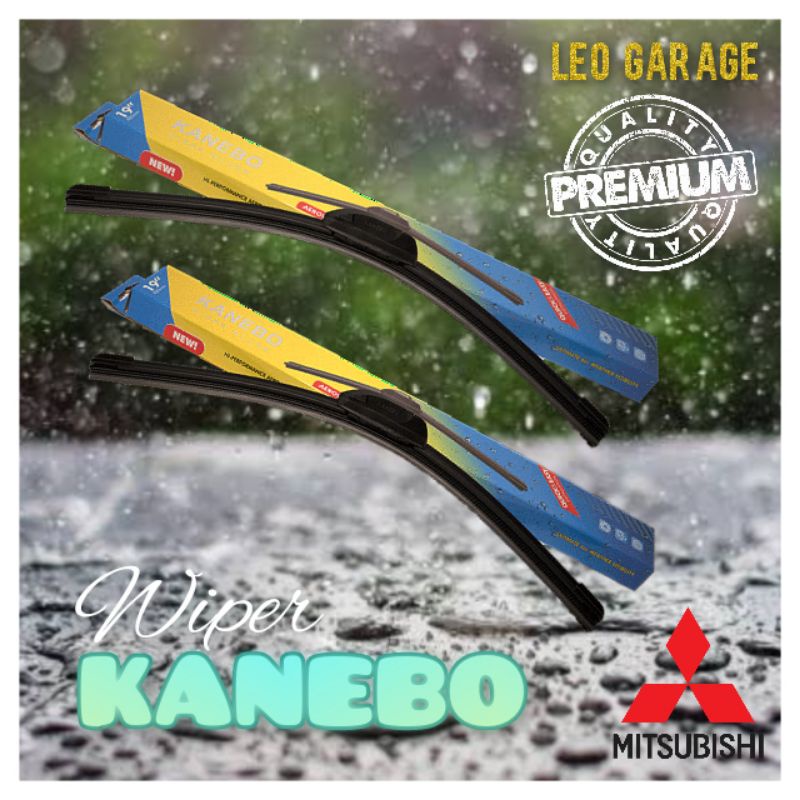 WIPER BLADE FRAMELESS AEROFIT MOBIL MITSUBISHI ALL TYPE SAPU KACA KANEBO