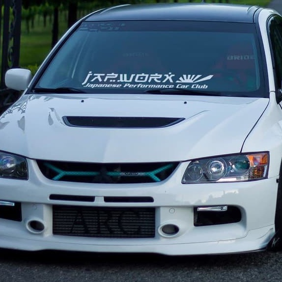 Stiker kaca mobil japanese performance car club sticker kaca depan stiker kaca belakang stiker tulis