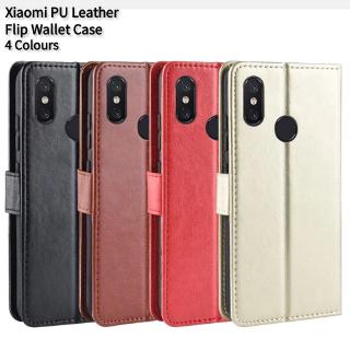 Casing Bahan Kulit Pu Untuk Xiaomi Mi 8 Lite 9 Se 10 Pro