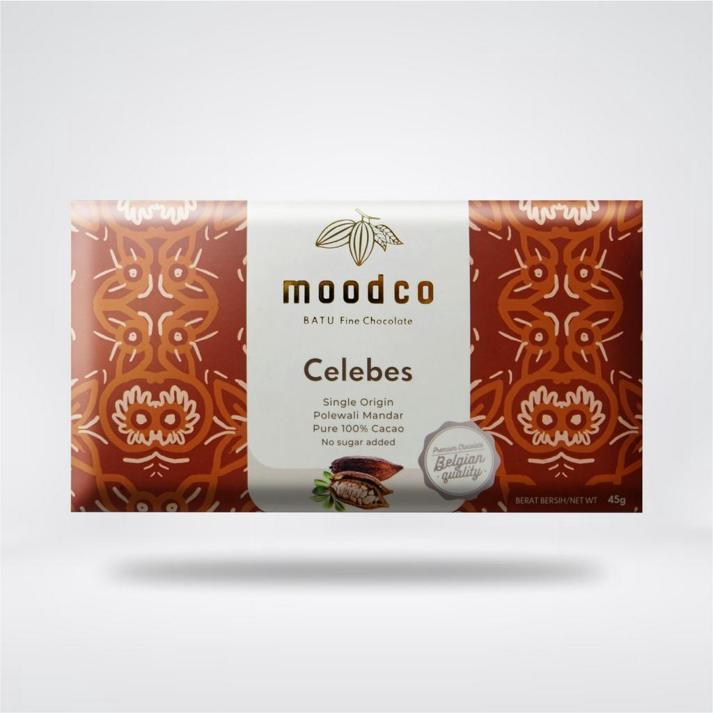 

Moodco | Pure Dark Chocolate 100% Celebes | Cokelat Diabetix | Fine Chocolate | Cokelat Sehat