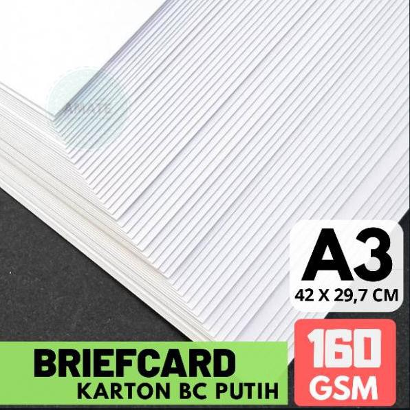 

Lagi Tren.. Kertas Karton BC Briefcard A3 isi 50 Lembar / Kertas Gambar Undangan Cover