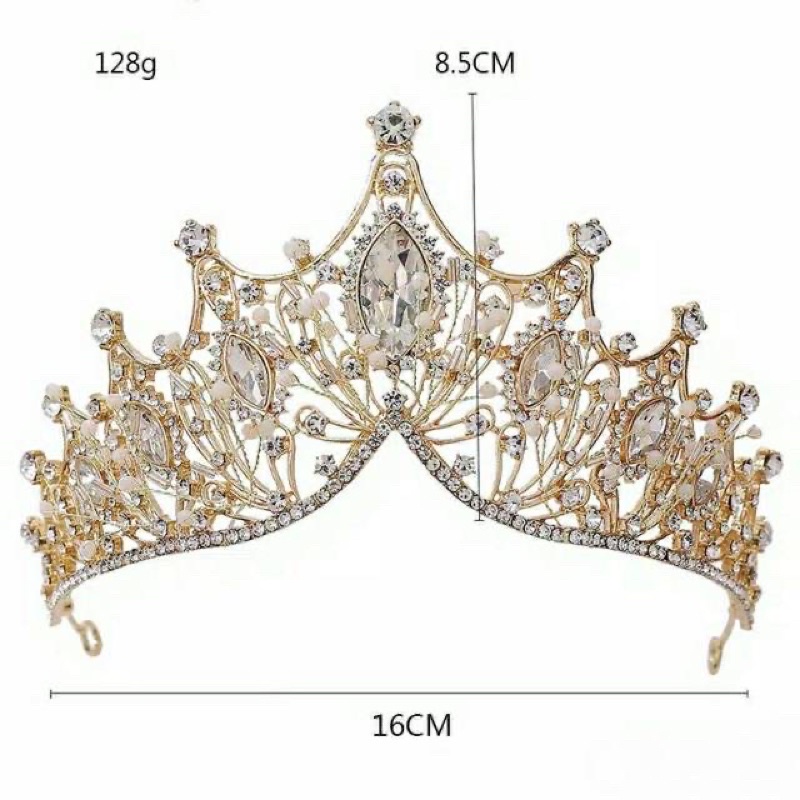 Wedding Mahkota【104】crown headpiece bridal aksesoris pengantin hijab wanita hiasan rambut