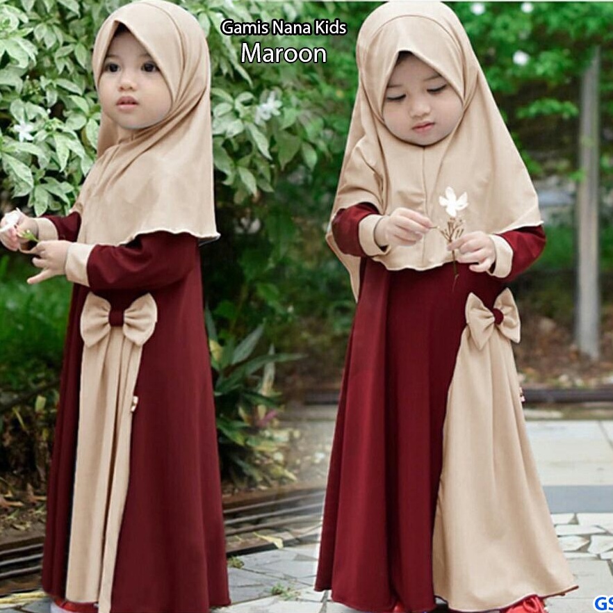 Gamis Anak / Gamis Anak Perempuan Moel NANA Kids