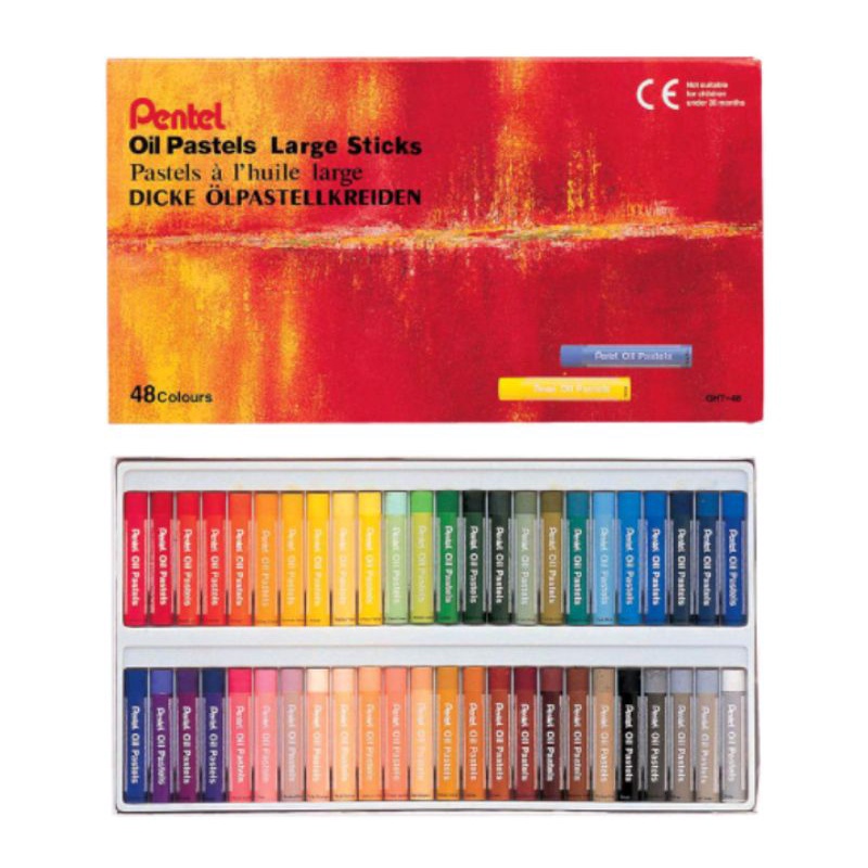 

PENTEL OIL PASTEL 48 WARNA/ KRAYON 48 COLOURS GH-48/ CRAYON PENTEL 48 WARNA
