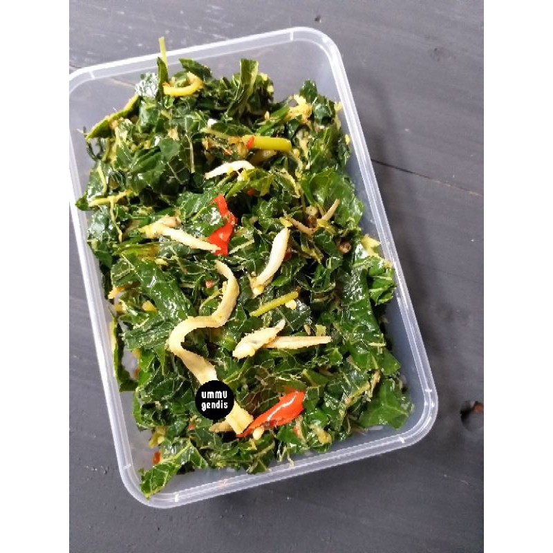 

Tumis Daun Pepaya Teri 250gr Frozen food