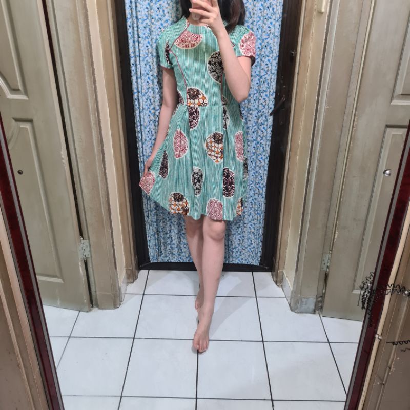 PRELOVED - Qipao Dress Batik