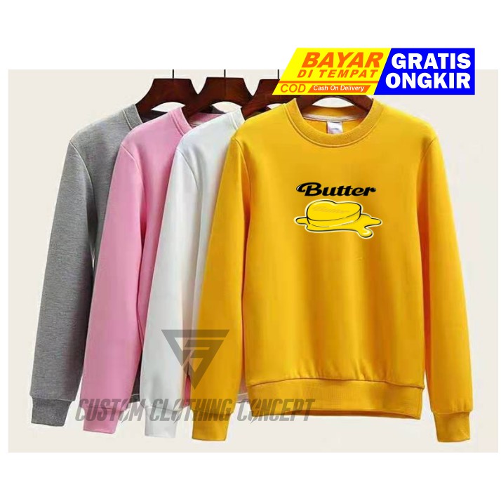 TERBARU  SWEATER ANAK BTS BUTTER