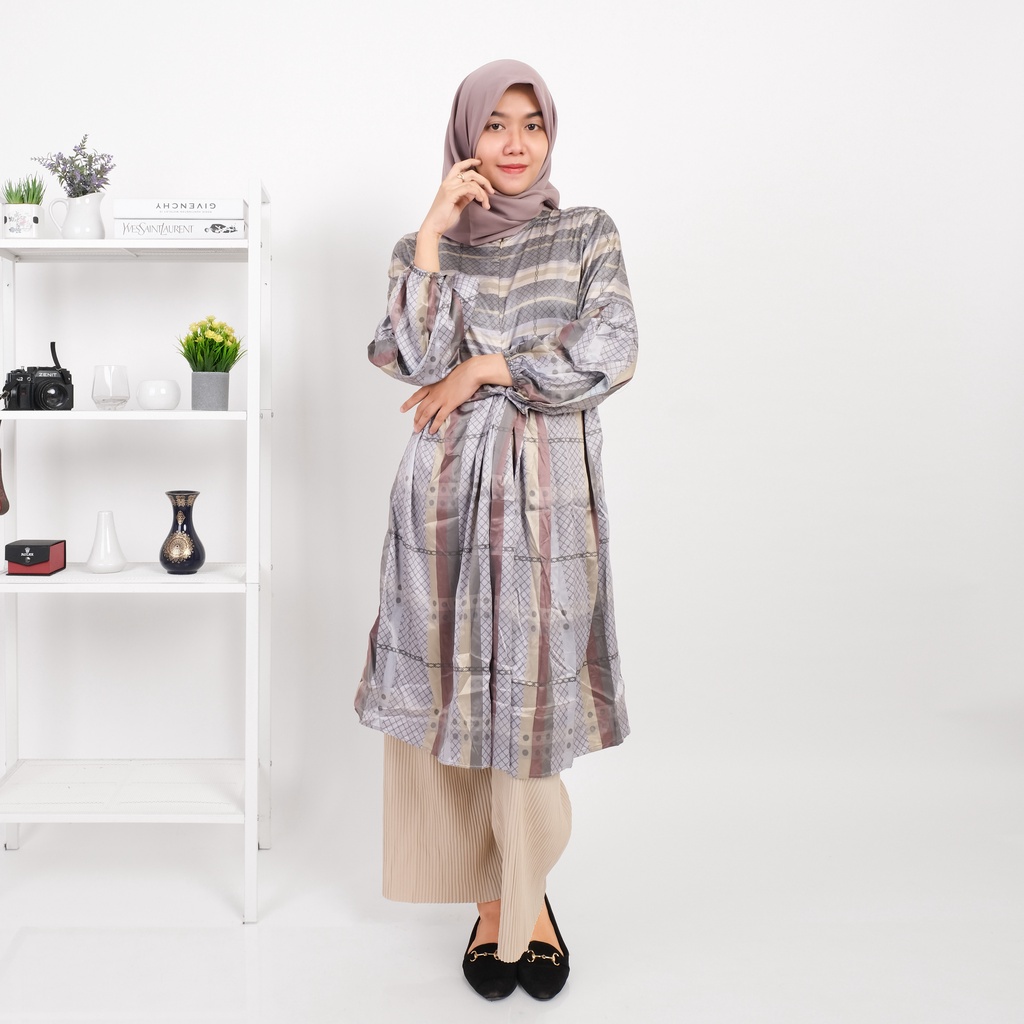Maydee Sarimbit Ayle Series Ashgrey-Tunik Ashgrey