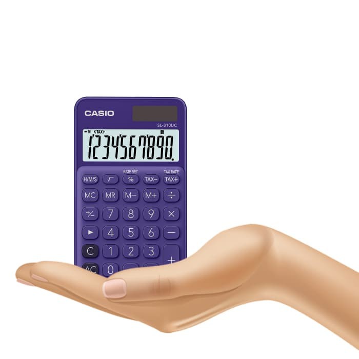 

Terlaris CASIO Colorful Calculator SL-310UC-Purple Elegan