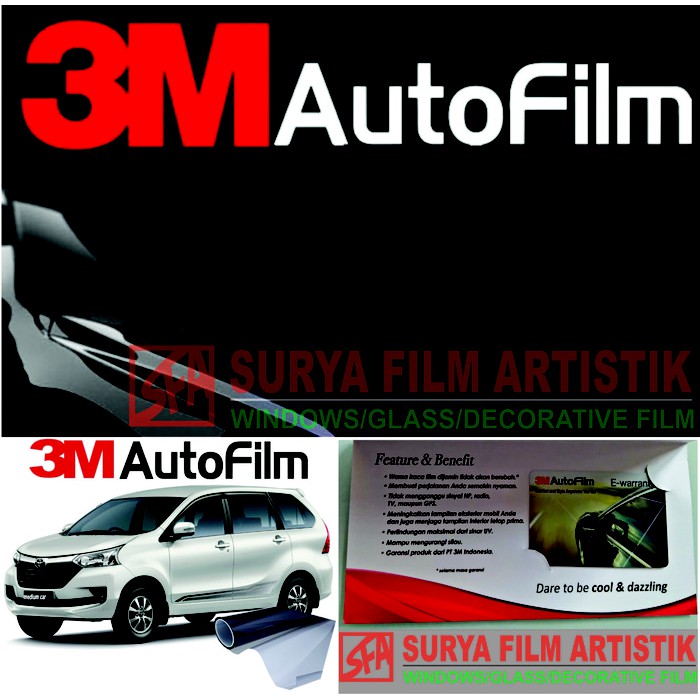 KACA FILM 3M MOBIL / KACA FILM BLACK BEAUTY ORIGINAL
