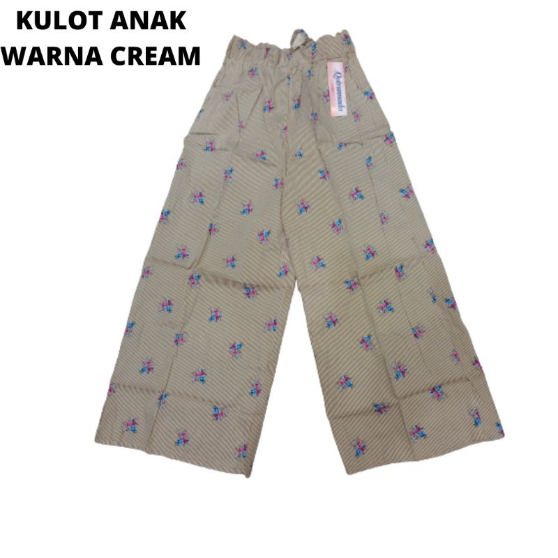 Celana Kulot Anak 5 pcs (100 rb ) Bahan Katun