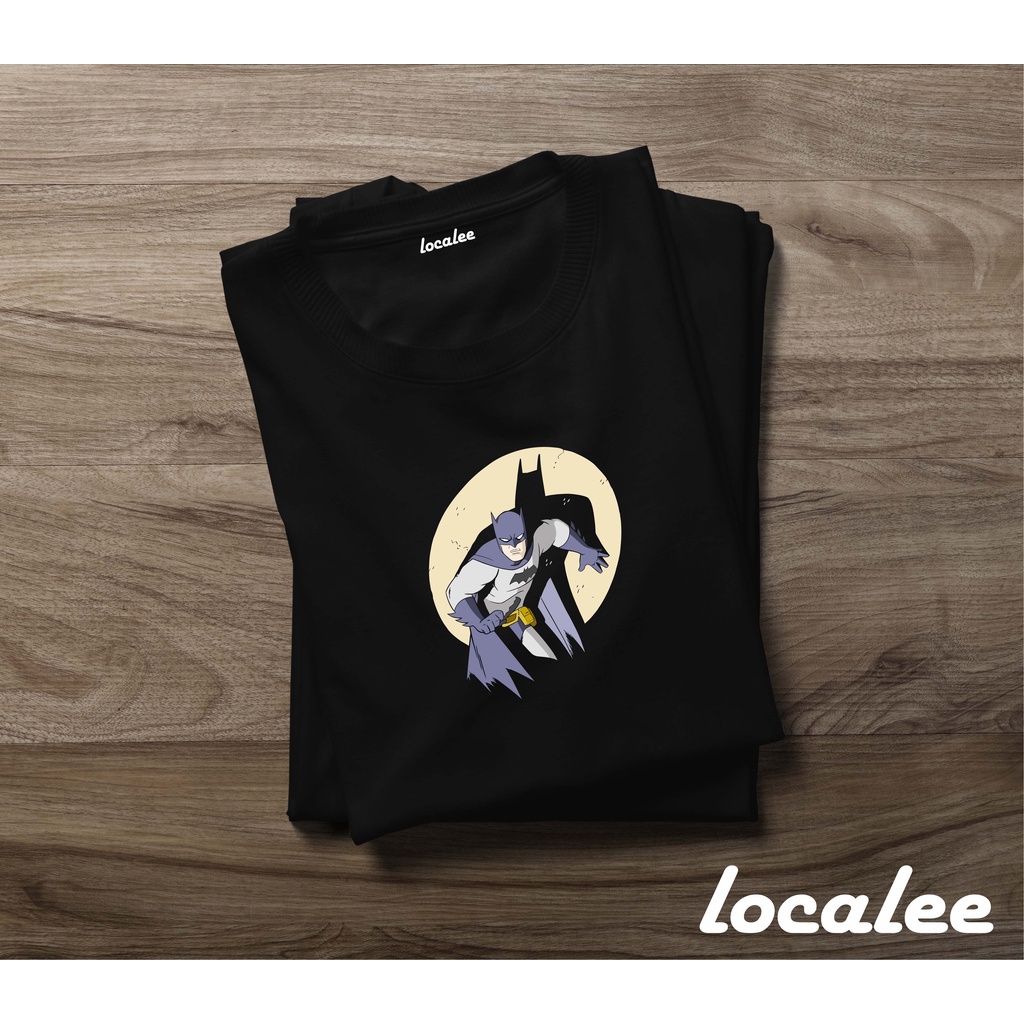 KAOS BATMAN - THE BATMAN BLACK TSHIRT- BATMAN N SHADOW TEE- KAOS KOLEKSI BATMAN-HEROES TSHIRT- SUPER