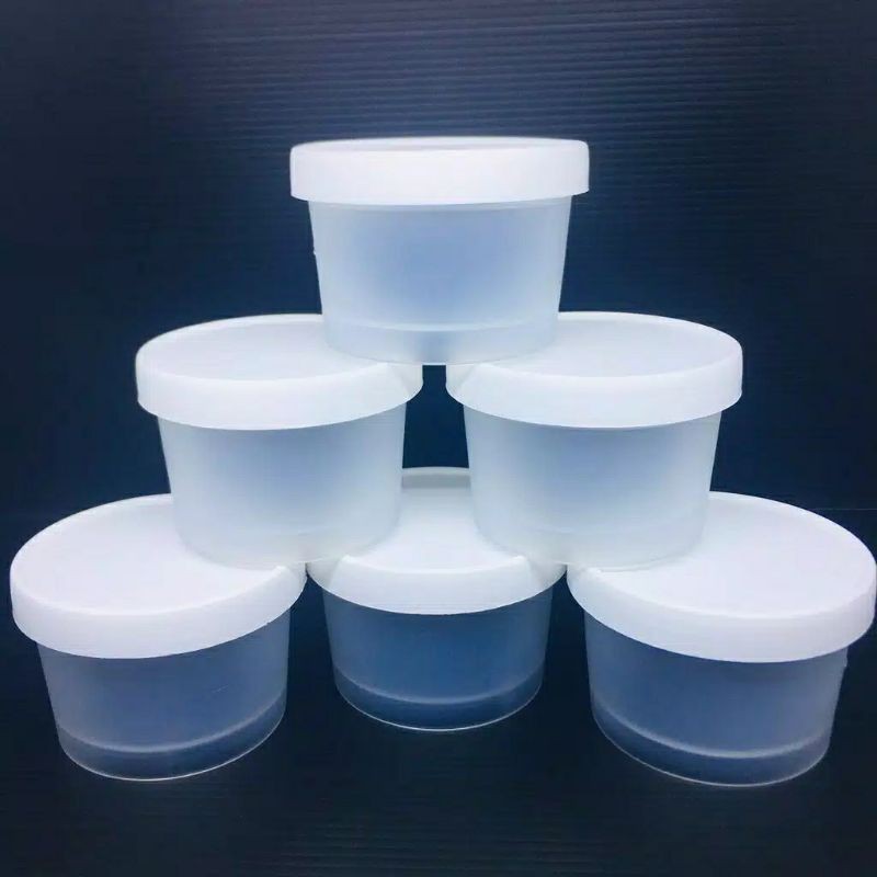 POT CREAM JAR PLASTIK 100 ML POT LULUR POT MASKER WADAH KEMASAN KOSMETIK TEMPAT SKINCARE