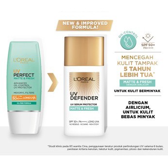 L'Oreal Loreal UV Defender Serum Protector Series 50ml