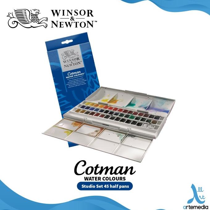 

Cat Air Winsor & Newton Cotman 45 Half Pan Studio Set Watercolor