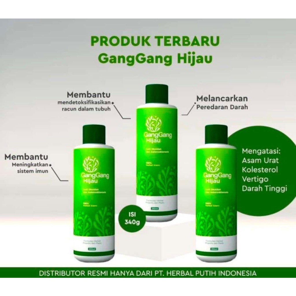 Madu Ganggang Hijau Herbal Ampuh Untuk Darah Tinggi Original BPOM