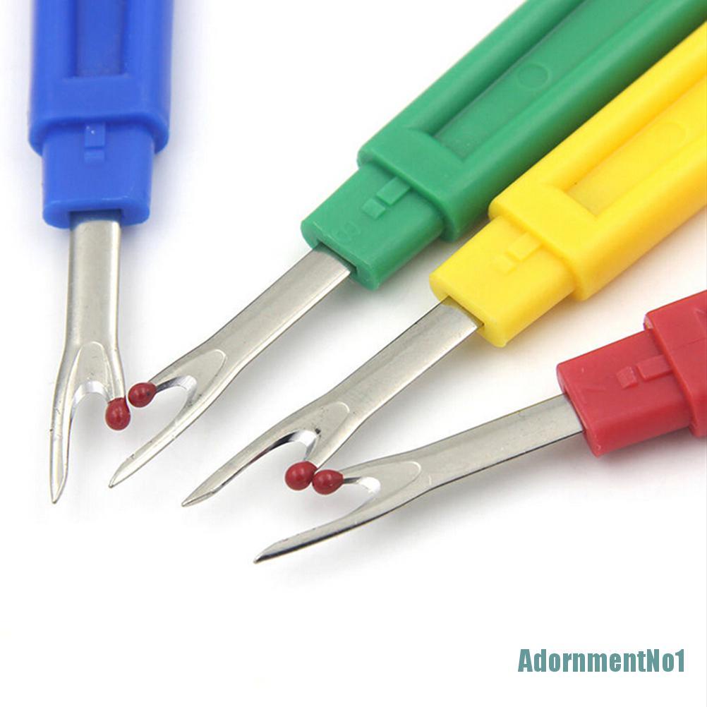 [AdornmentNo1]3pcs Plastic Seam Ripper Stitch Picker Unpick Thread Cutter Sewing Tool &amp; Cap