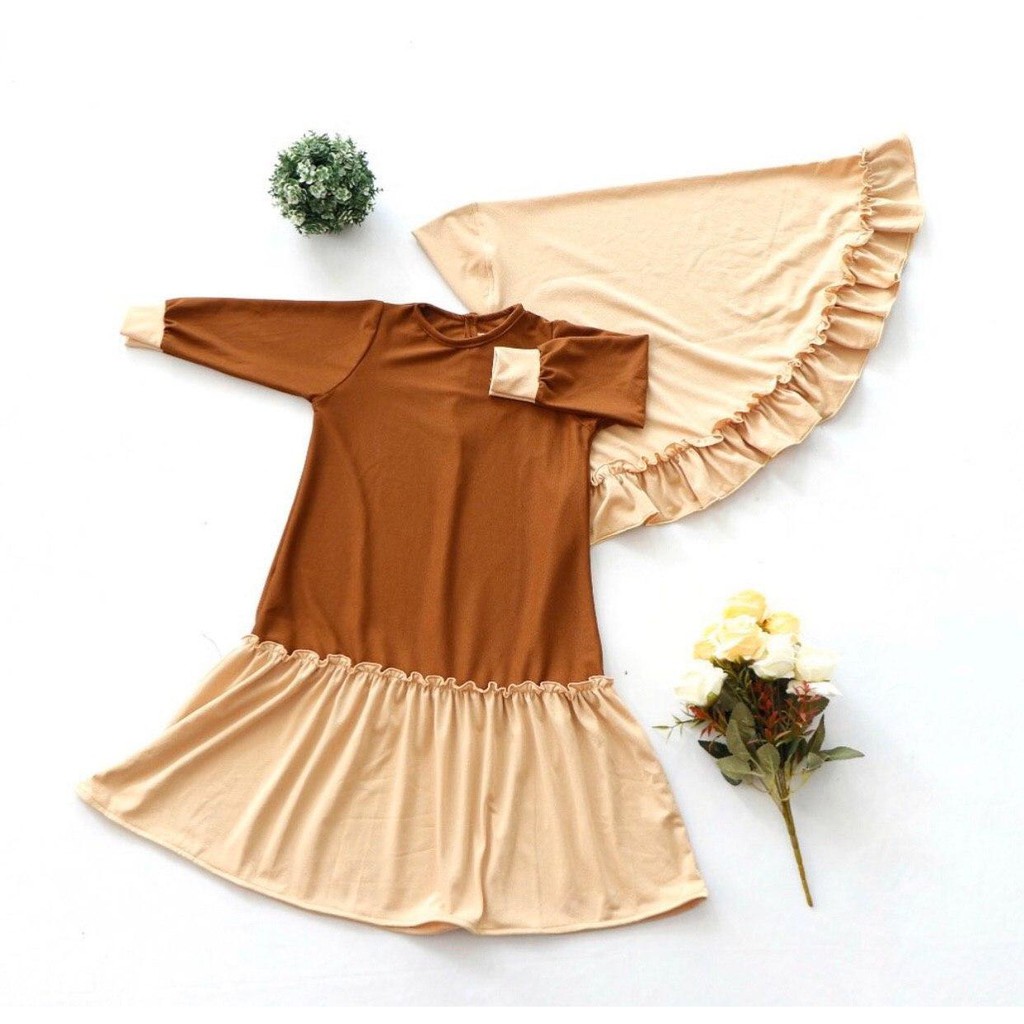 GAMIS AZZAHRA BY SHAHIA | GAMIS ANAK SHAHIA