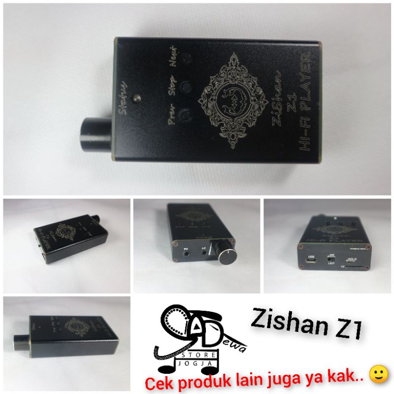 Zishan Z1 DAP Digital Audio Player Hires DSD Flac MP3 Player Portable
