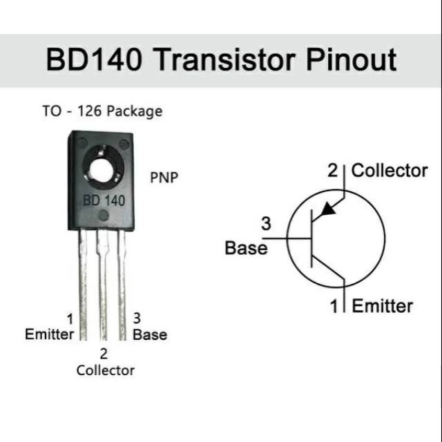 Transistor PNP BD140 BD 140 TO26 TO-26