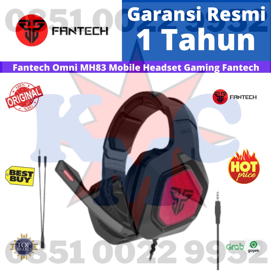 FANTECH MOBILE GAMING HEADSET OMNI MH-83 MH 83 - HEADSET GAMING FANTECH MH83