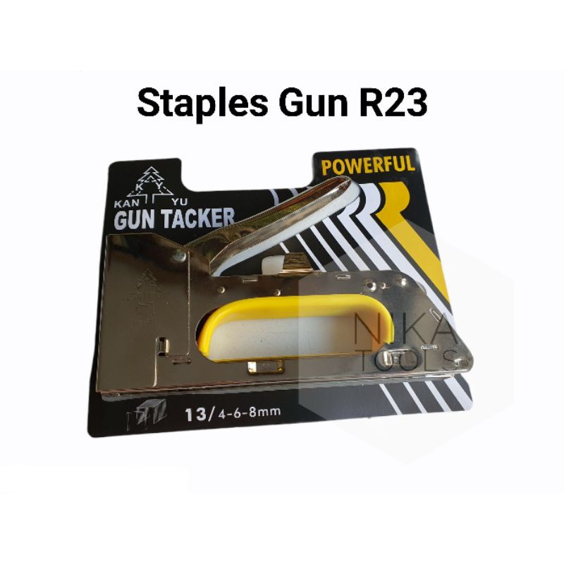 Staples Gun Tembak Tacker Hekter Heckter R23