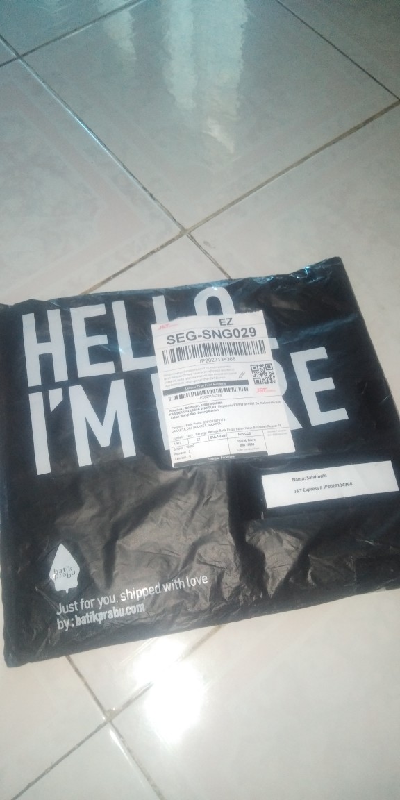 Kemeja Batik Prabu Bahan Katun Baturaden Reguler Fit A585