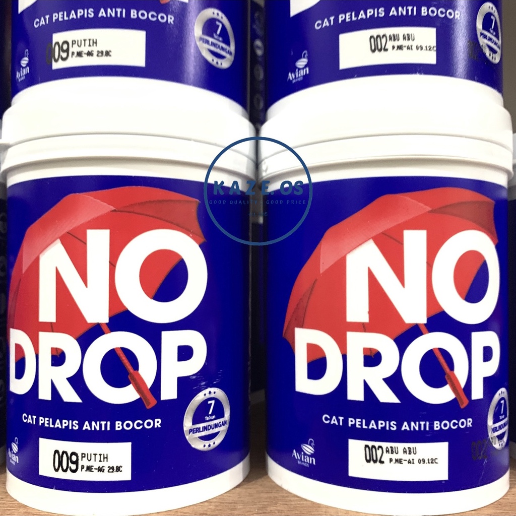 ASLI 100% NO DROP 1KG / 1 KG PUTIH ABU ABUABU ABUMUDA ABU MUDA DLL CAT TEMBOK DINDING PELAPIS ANTI B