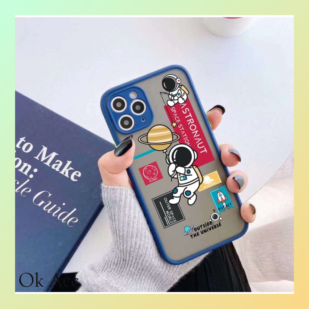 Softcase Motif NASA AA16 for Oppo Realme 2 Pro 3 5i 5s 7 7i 8 8i U1 U2 C1 C11 2021 C12 C15 C17 C2 C20 C20A C21 C21y C25 C3 C31 C35 Narzo 20 30A 50a 50i 5G