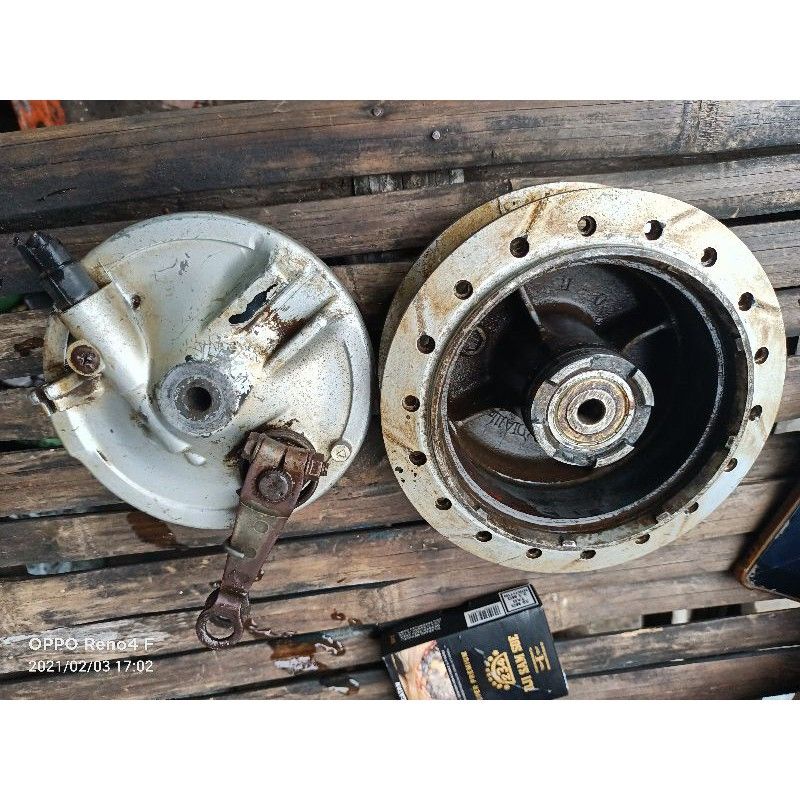 TROMOL DEPAN SET TUTUP HONDA WIN100 WIN ORIGINAL