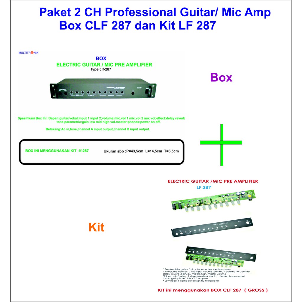 Paket Box dan Kit CLF 287