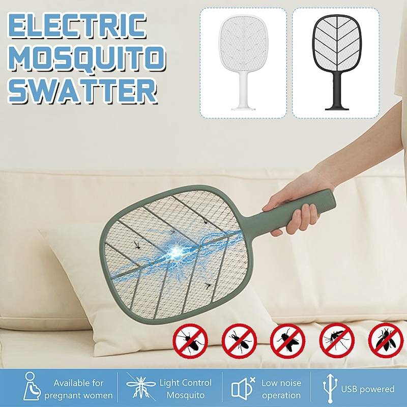 Raket Nyamuk Premium Mini Electric Mosquito Racket Rechargeable / Anti Nyamuk / Raket Nyamuk Cas