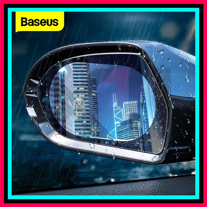 PS✨ Baseus Rainproof Film Kaca Spion Mobil Car Rearview Mirror Sticker Fog