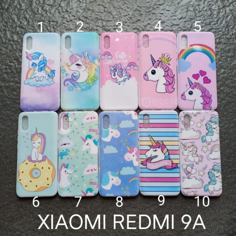 soft Case Xiaomi Redmi 9A motif gambar karakter cewek softcase softsell softshell silikon