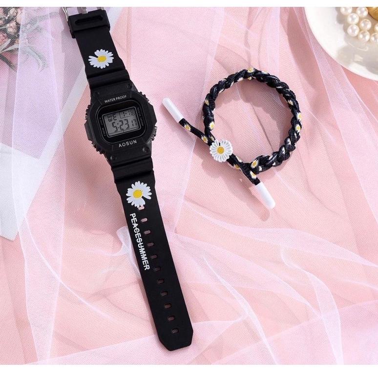 MET.650056– JAM TANGAN KEKINIAN KOREA AOSUN 12888 ANTI AIR