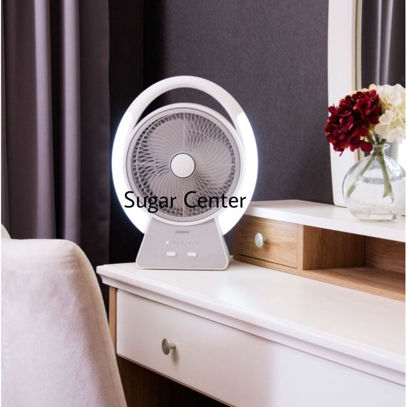 Krisbow Kipas Angin Darurat Rechargeable 20 cm/Emergency Box Fan 8 Inch