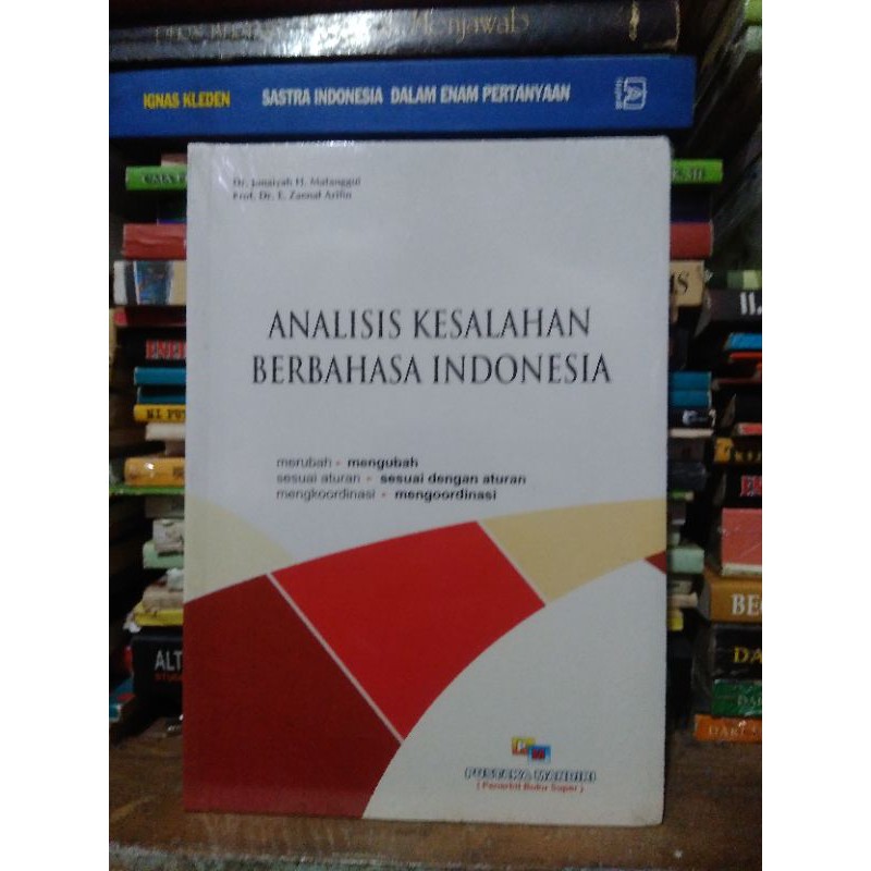 

Analisis kesalahan berbahasa Indonesia