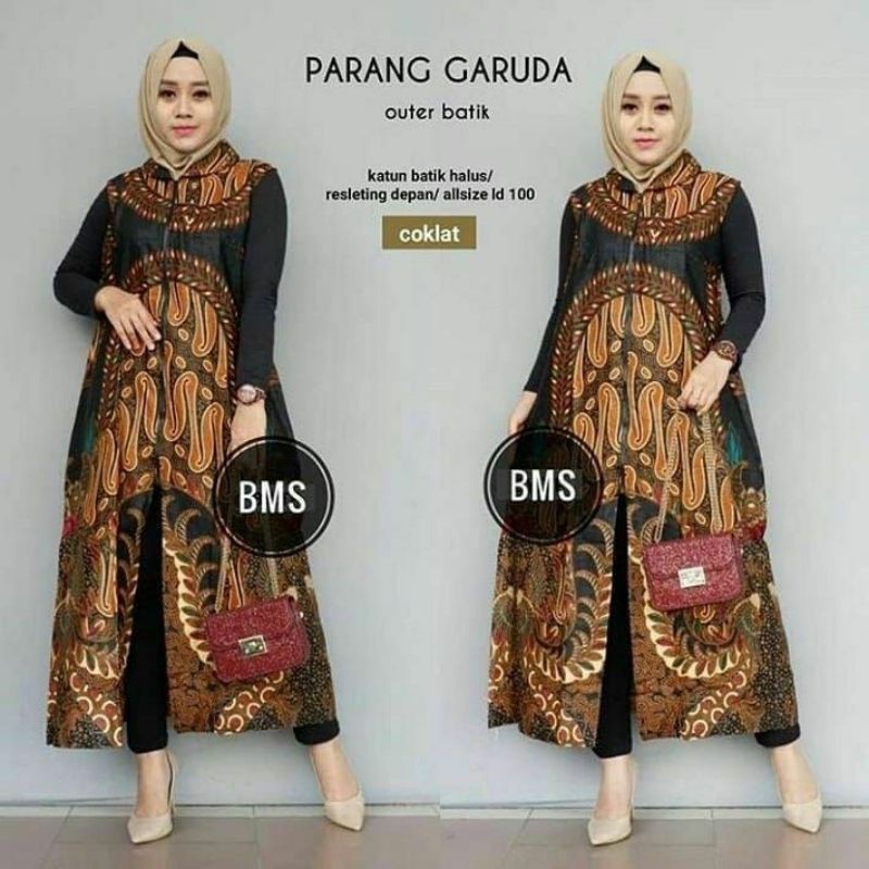 OUTER BATIK CARDIGAN MOTIF GARUDA PARANG