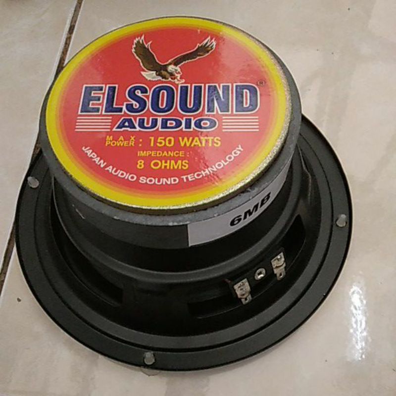 SPEAKER ELSOUND 6 INCH 150 WATTS SPEAKER ELSOUND(magnet besar)